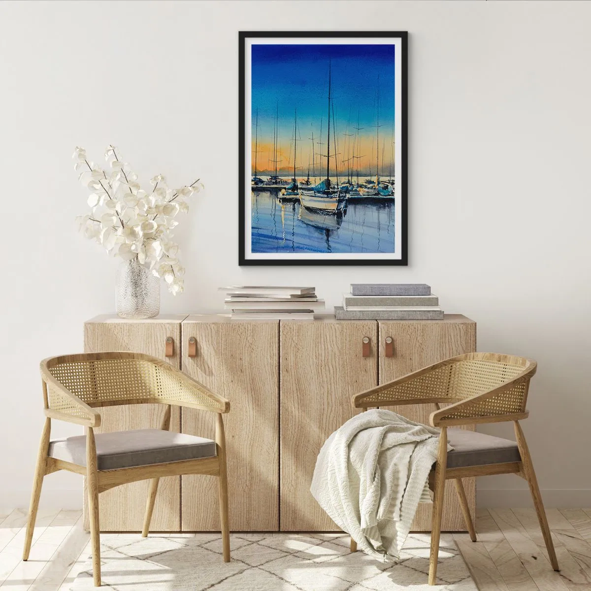 Poster in black frame - The End of a Good Day - 70x100 cm