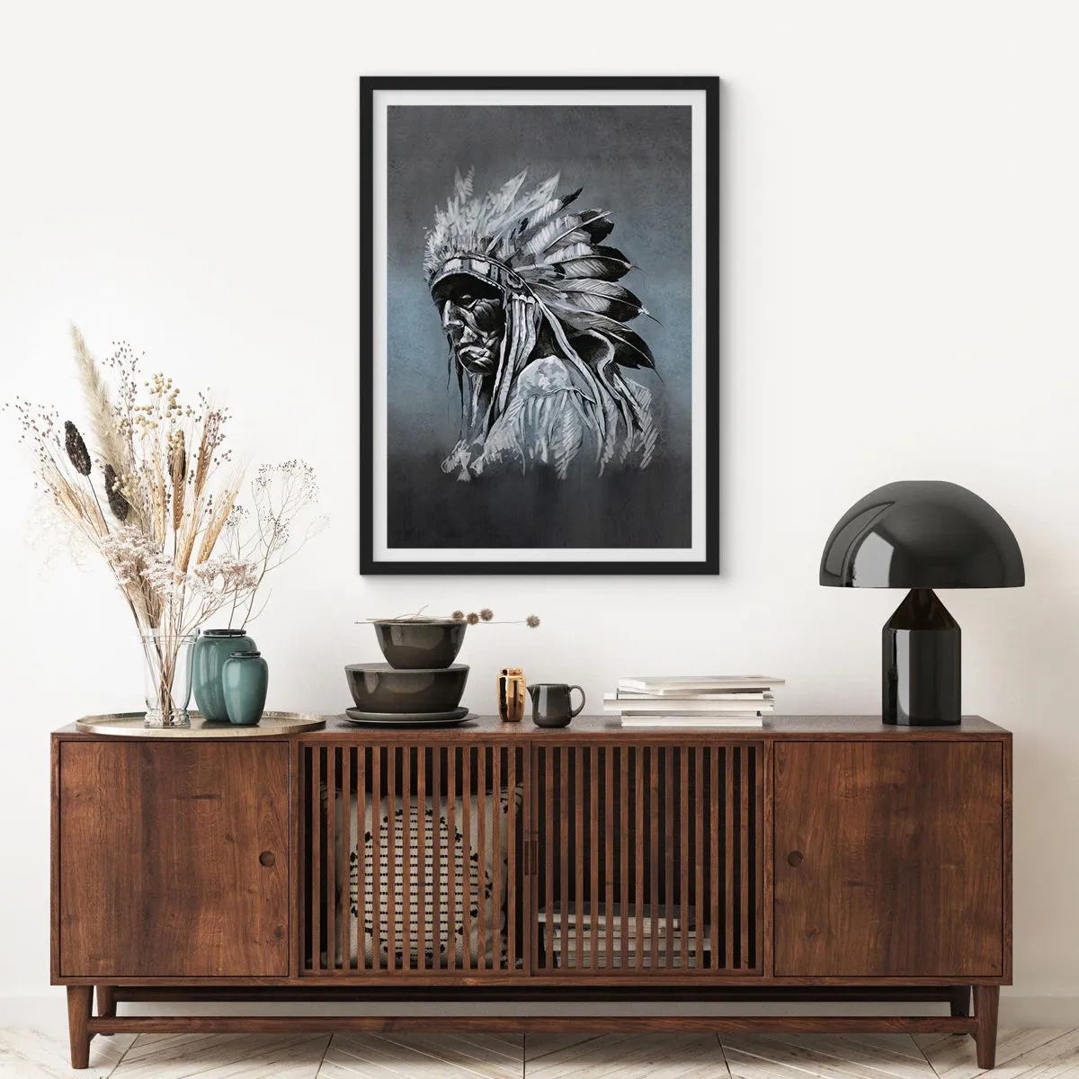 Poster in black frame - Return to the Roots - 70x100 cm