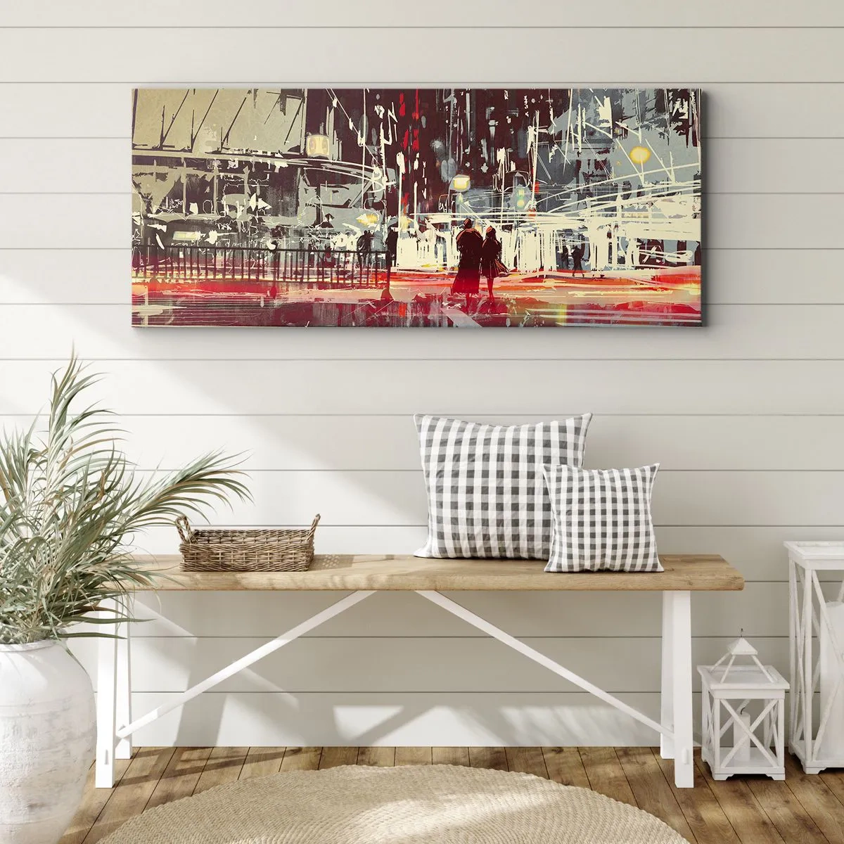 Canvas picture - Big City Trip - 100x40 cm