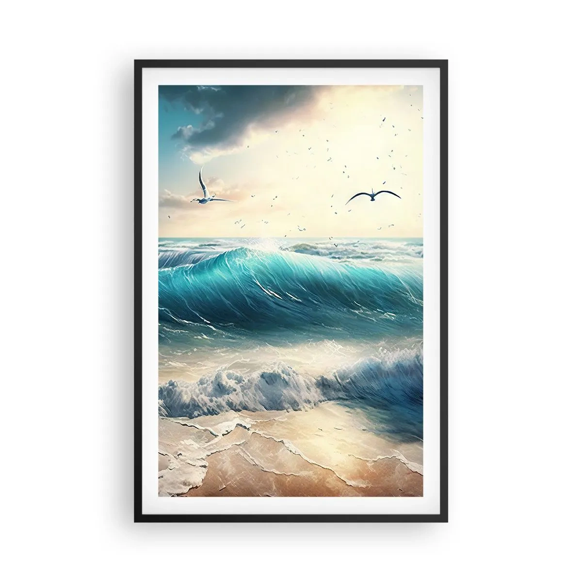 Poster in black frame - It Hums Especially for You - 61x91 cm