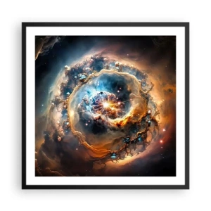 Poster in black frame - Beginning - 60x60 cm