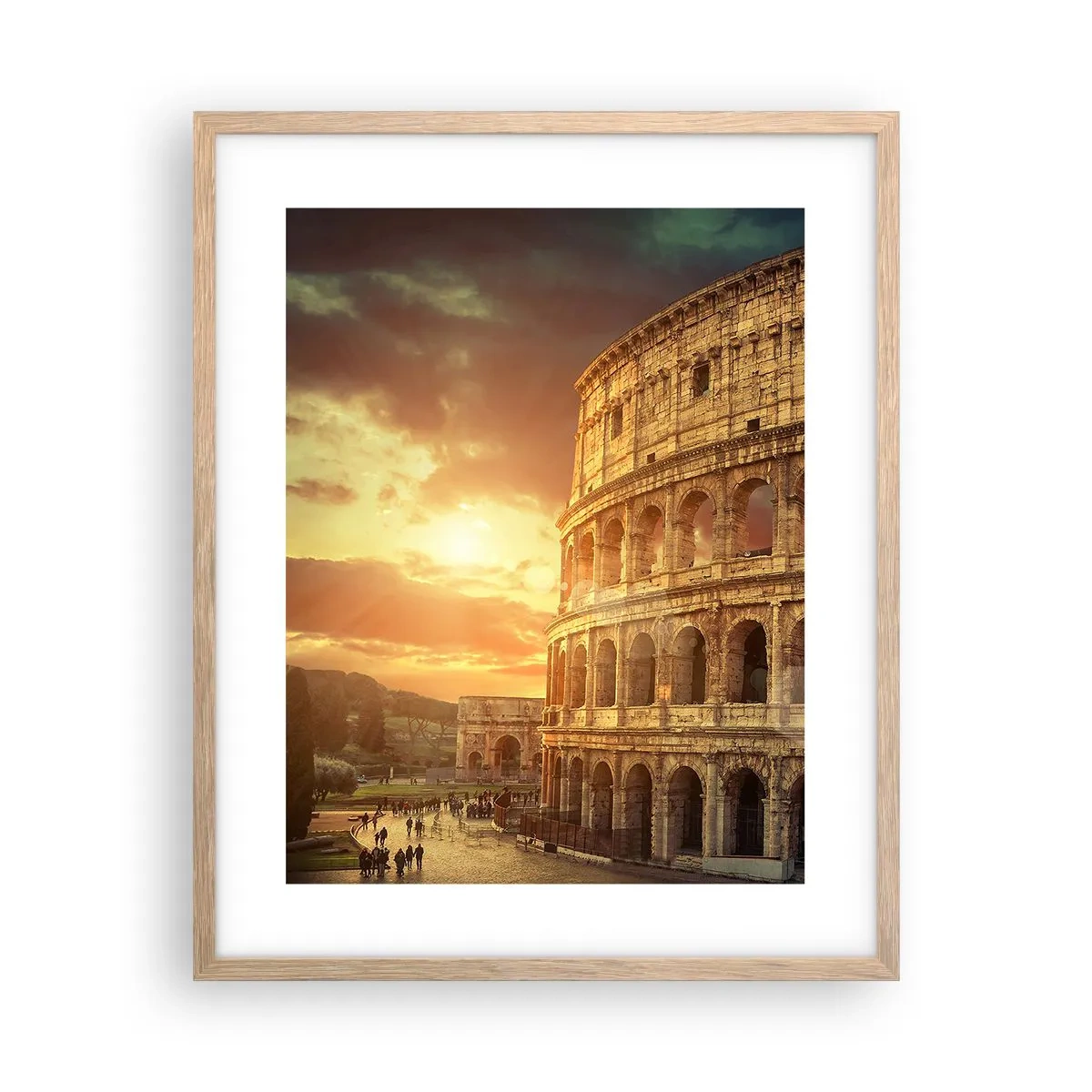 Poster in light oak frame - Colossal Impression - 40x50 cm