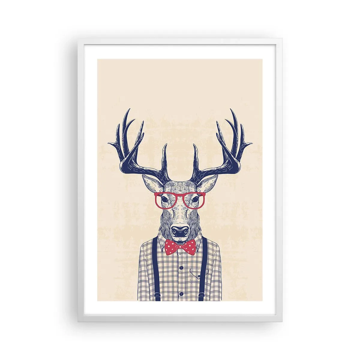 Poster in white frmae - Fun Extravagance - 50x70 cm