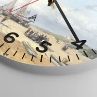 Clock face with numbers
