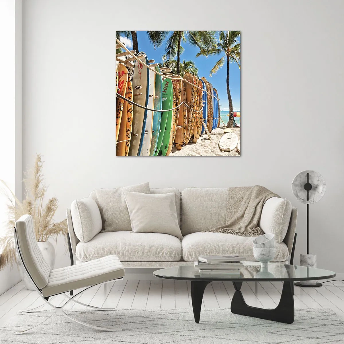 Glass picture - Sunny Fun - 60x60 cm