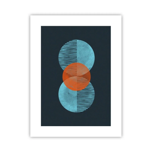 Poster - Symmetrical Composition - 30x40 cm