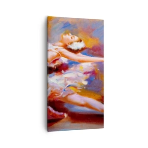 Canvas picture - Swan Gracefulness - 55x100 cm