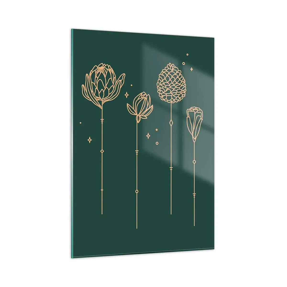 Glass picture - The Herb Family - 50x70 cm