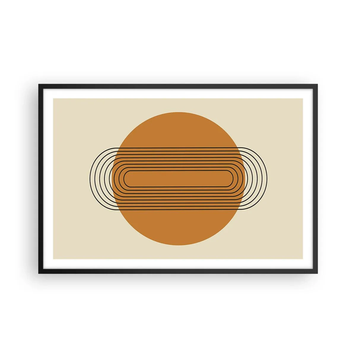Poster in black frame - Perfect Plan - 91x61 cm