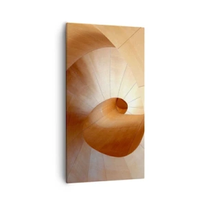 Canvas picture - Architectural Serpentine - 55x100 cm