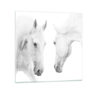 Glass picture - Is this friendship…? - 70x70 cm