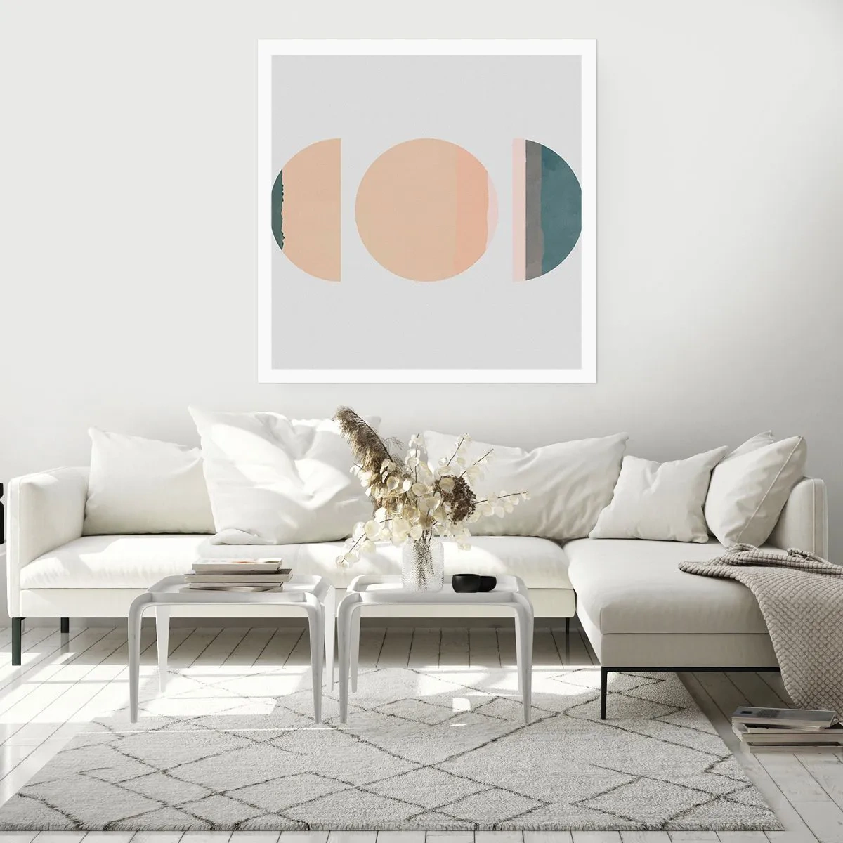 Poster - Wheel after a Wheel - 60x60 cm