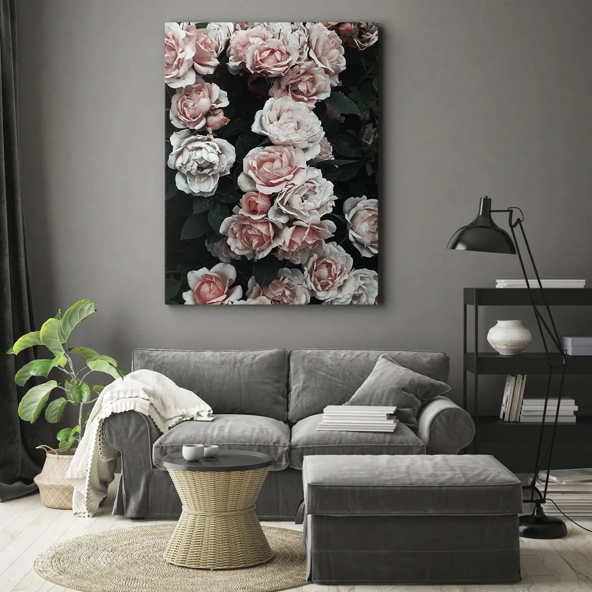 Canvas picture - Rose Ensemble - 80x120 cm