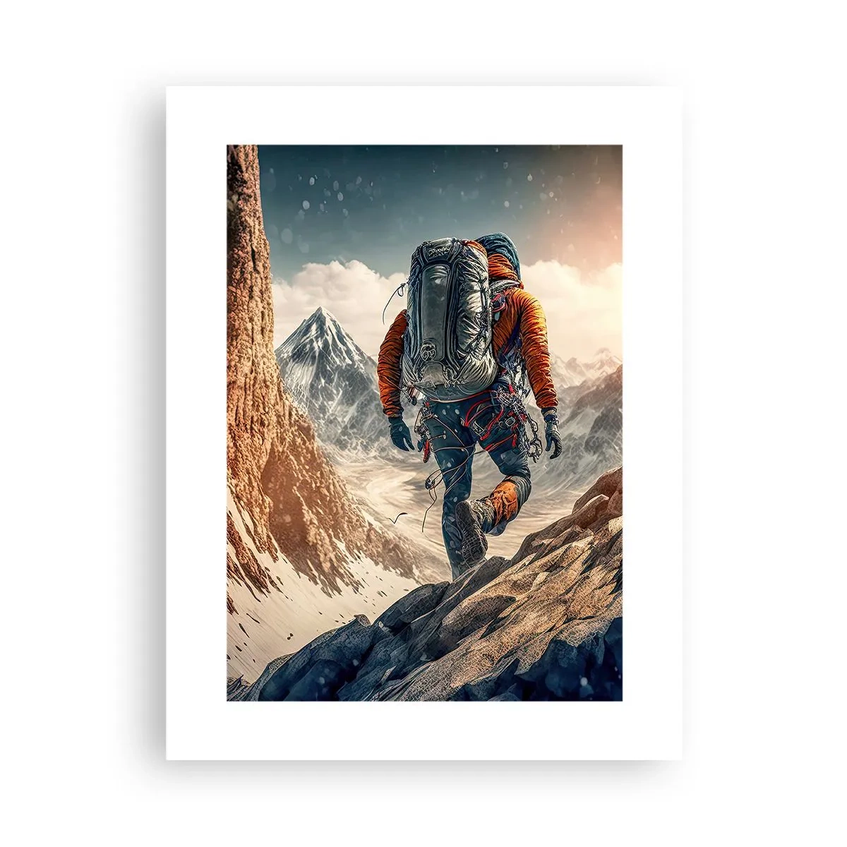 Poster - Lonely Warrior - 30x40 cm