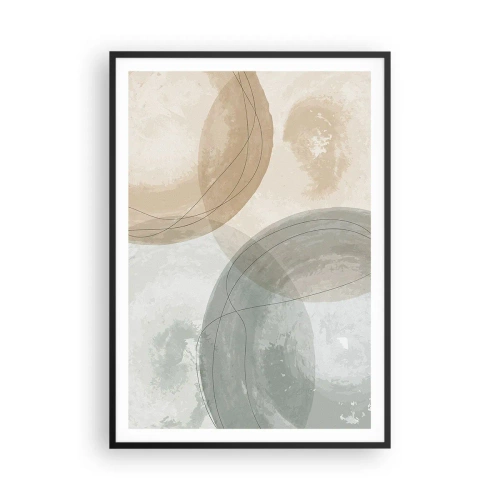 Poster in black frame - Permeation of Worlds - 70x100 cm