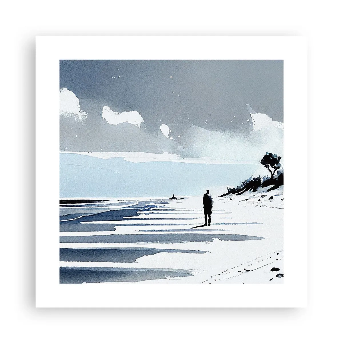 Poster - All Alone - 40x40 cm