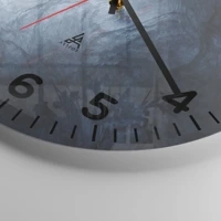 Clock face with numbers