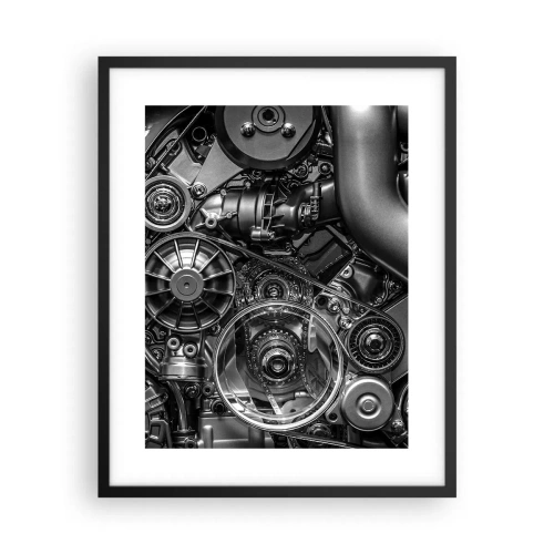 Poster in black frame - Poetry of Mechanics - 40x50 cm