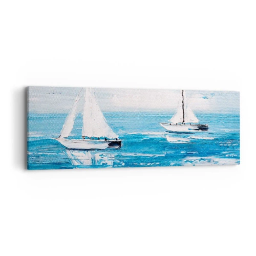 Canvas picture - With a Friend by the Side - 90x30 cm