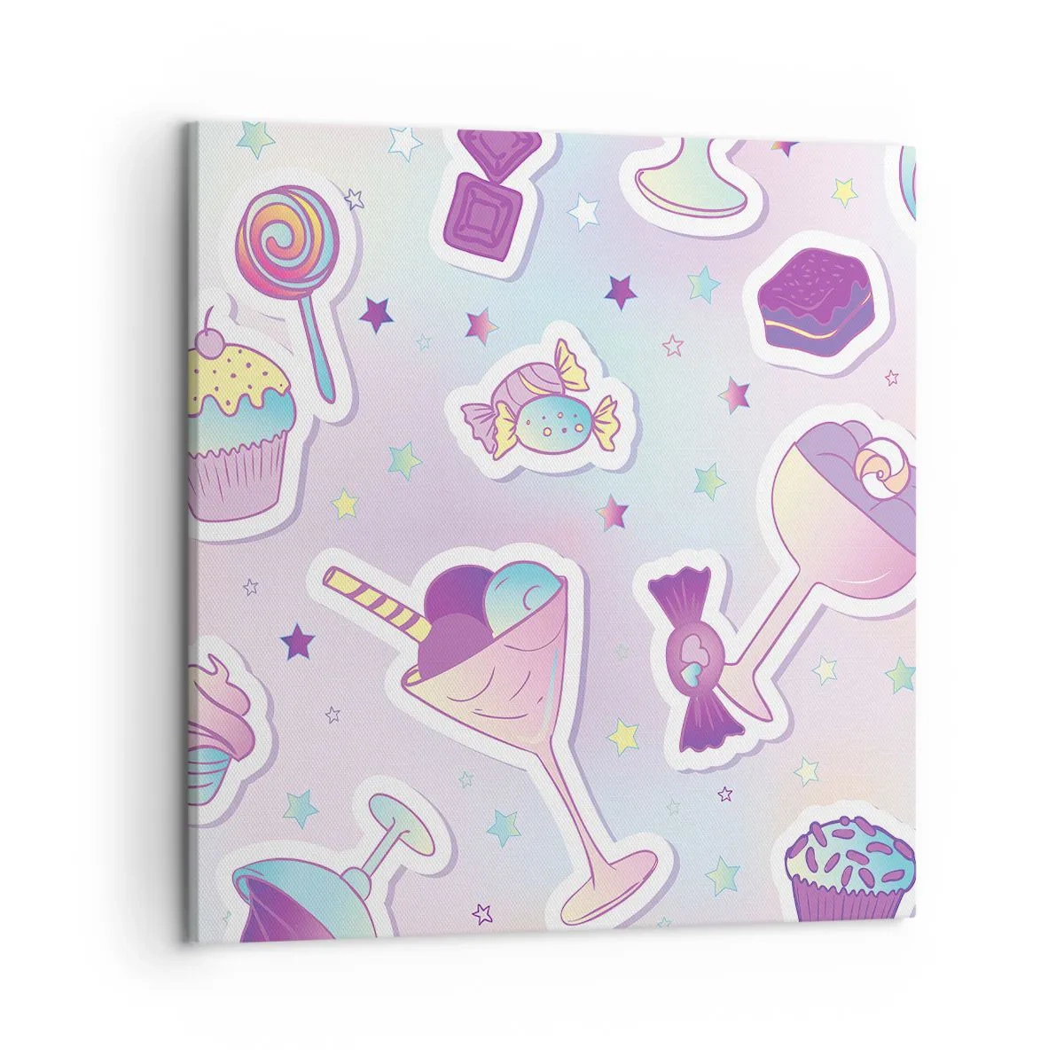 Canvas picture - Why We Can't Have Birthday Everyday? - 50x50 cm