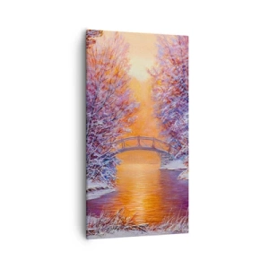 Canvas picture - Let's Meet Here - 55x100 cm