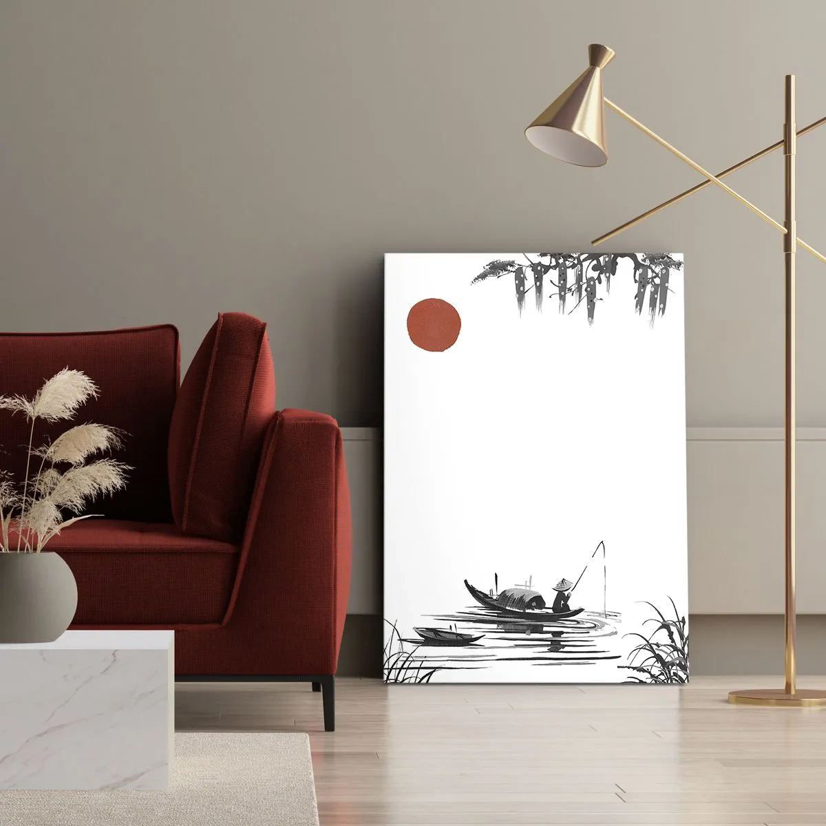 Canvas picture - Asian Afternoon - 50x70 cm