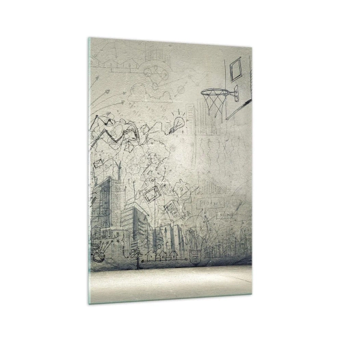 Glass picture - My Wonderful City Life - 70x100 cm