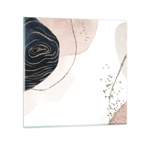 Glass picture - Everything Flows - 70x70 cm