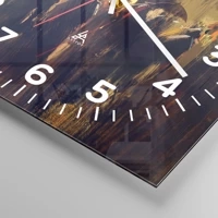 Clock face with numbers