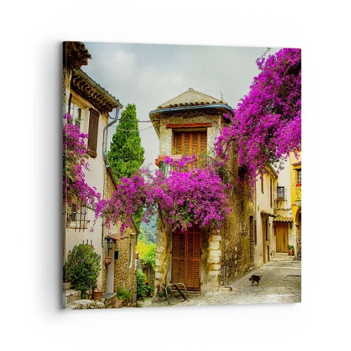 Canvas picture - Under a Flowery Canopy - 70x70 cm