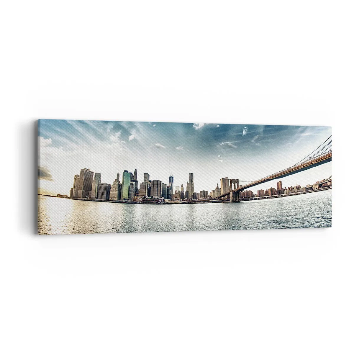 Canvas picture - Glass Island - 90x30 cm