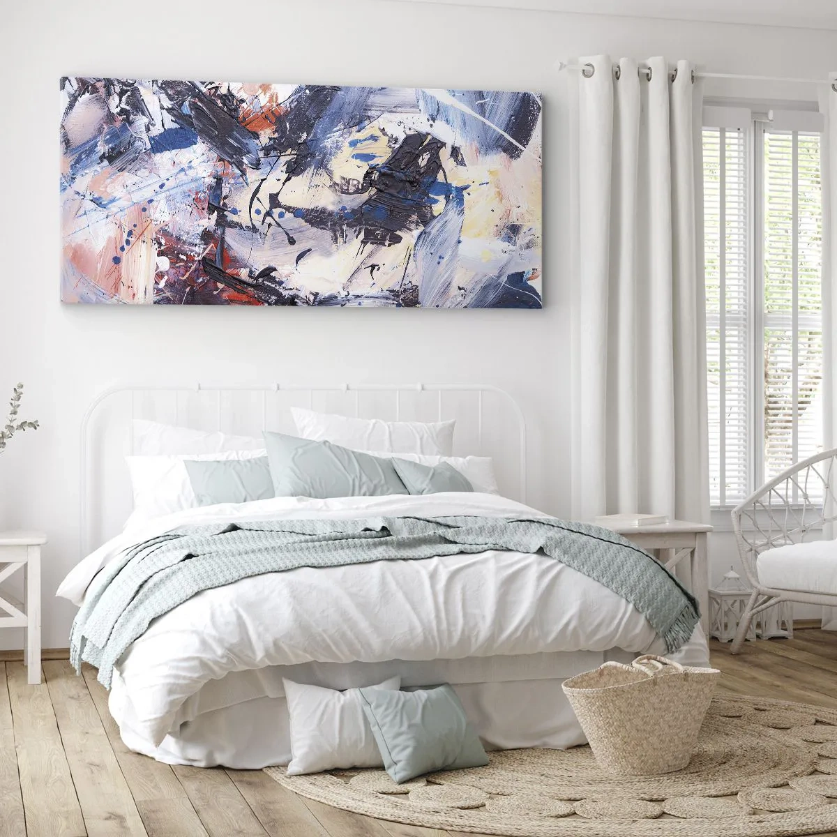 Canvas picture - Crazy Dance of Abstraction - 100x40 cm
