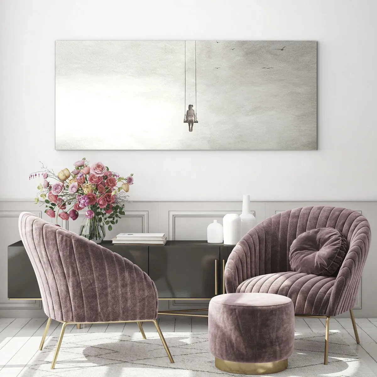 Glass picture - Child in Us - 90x30 cm