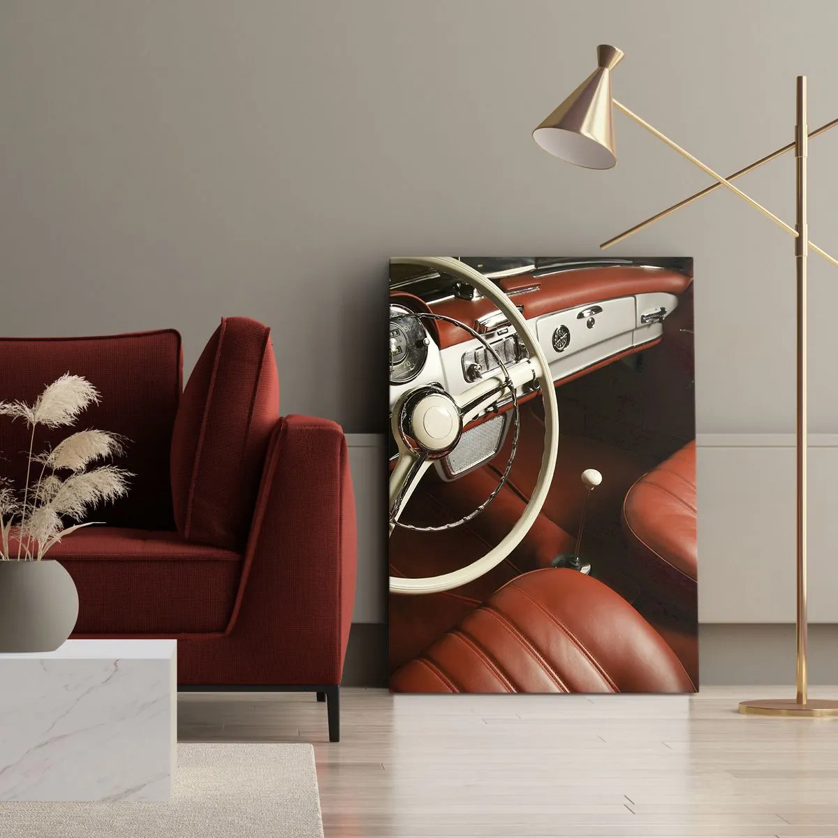 Canvas picture - Luxury Vintage Style - 55x100 cm
