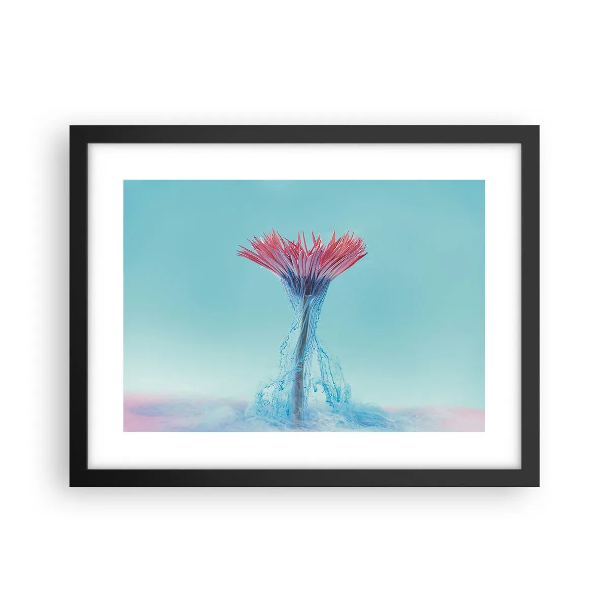 Poster in black frame - In a Lively Embrace - 40x30 cm
