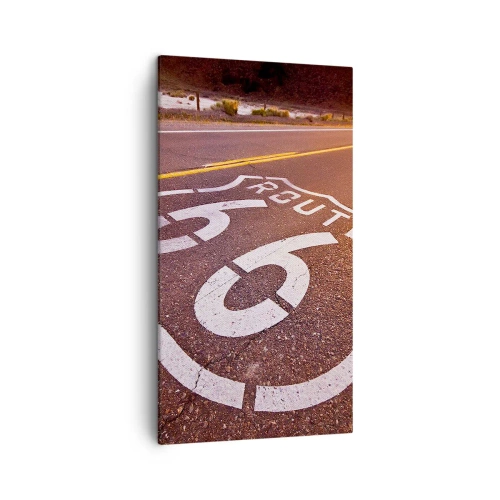 Canvas picture - Famous Route 66 - 45x80 cm