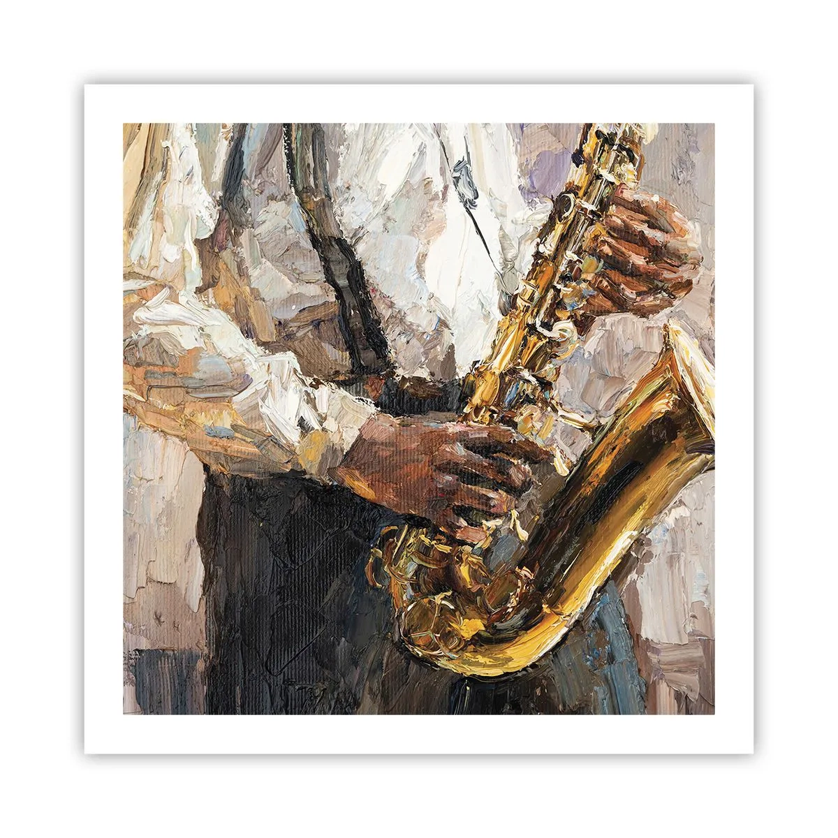 Poster - Time for a Solo - 60x60 cm