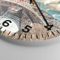 Clock face with numbers