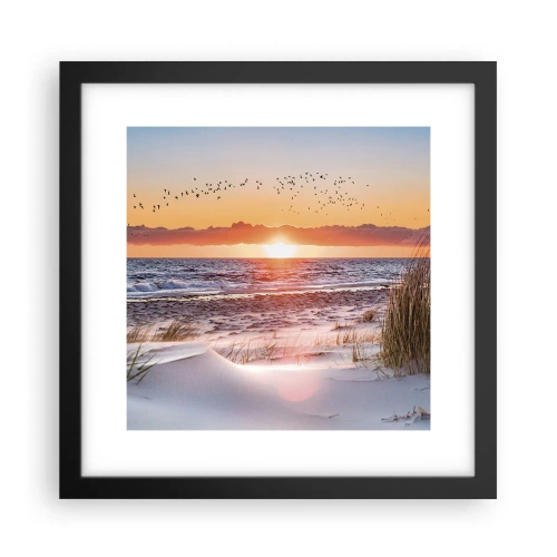 Poster in black frame - Horizontal Landscape - 30x30 cm