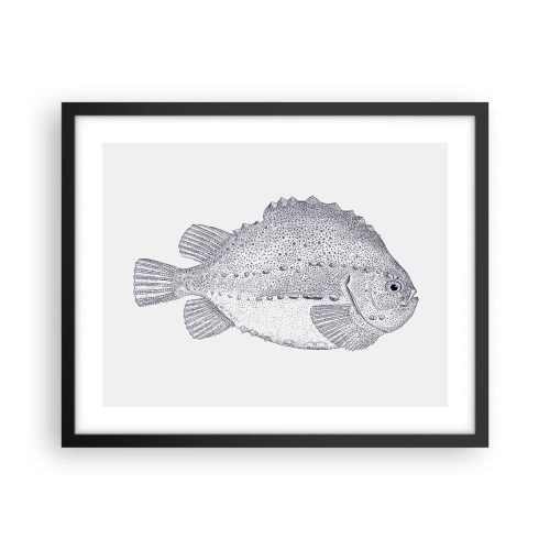 Poster in black frame - For Natural Scientist's Album - 50x40 cm