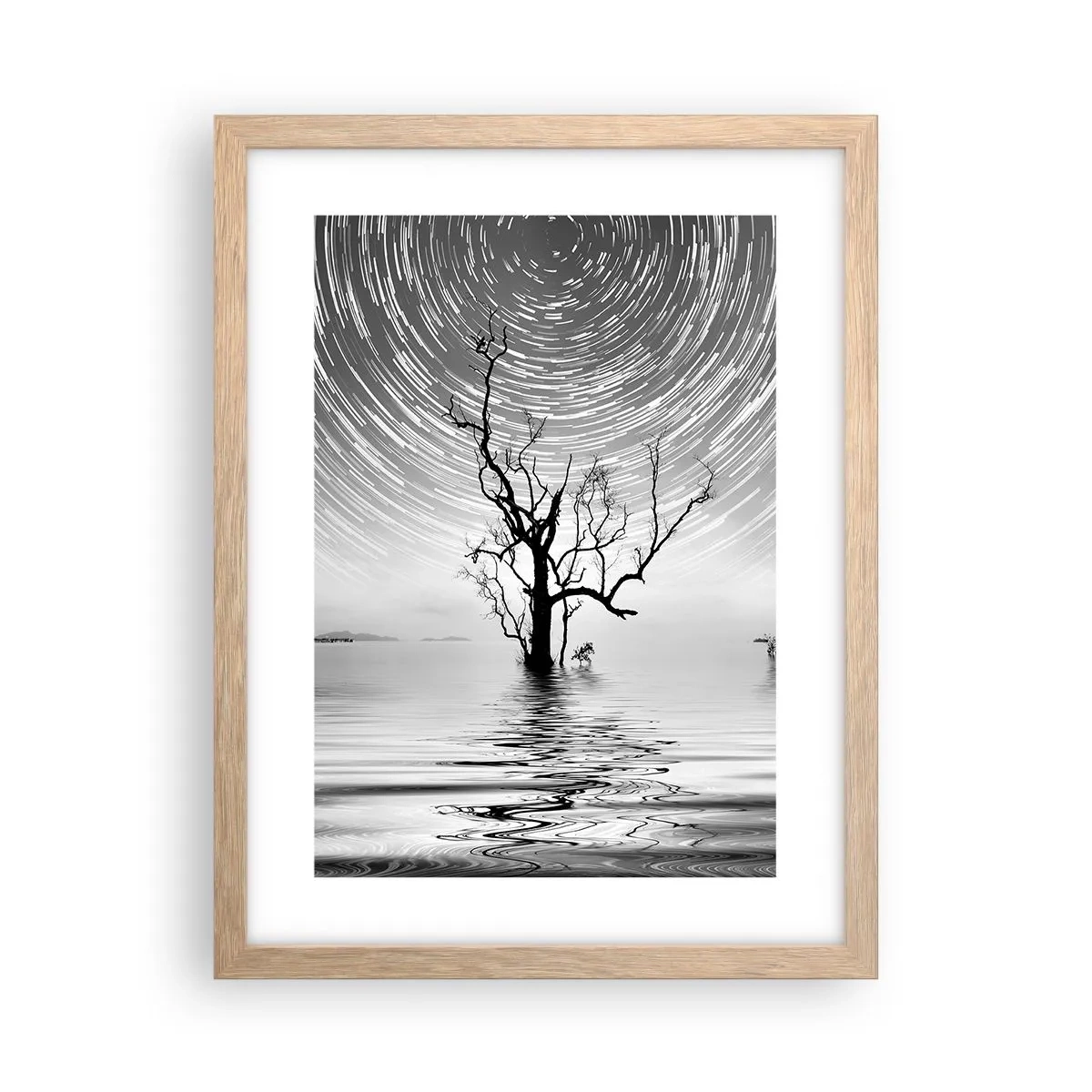 Poster in light oak frame - Symphony of Nature - 30x40 cm