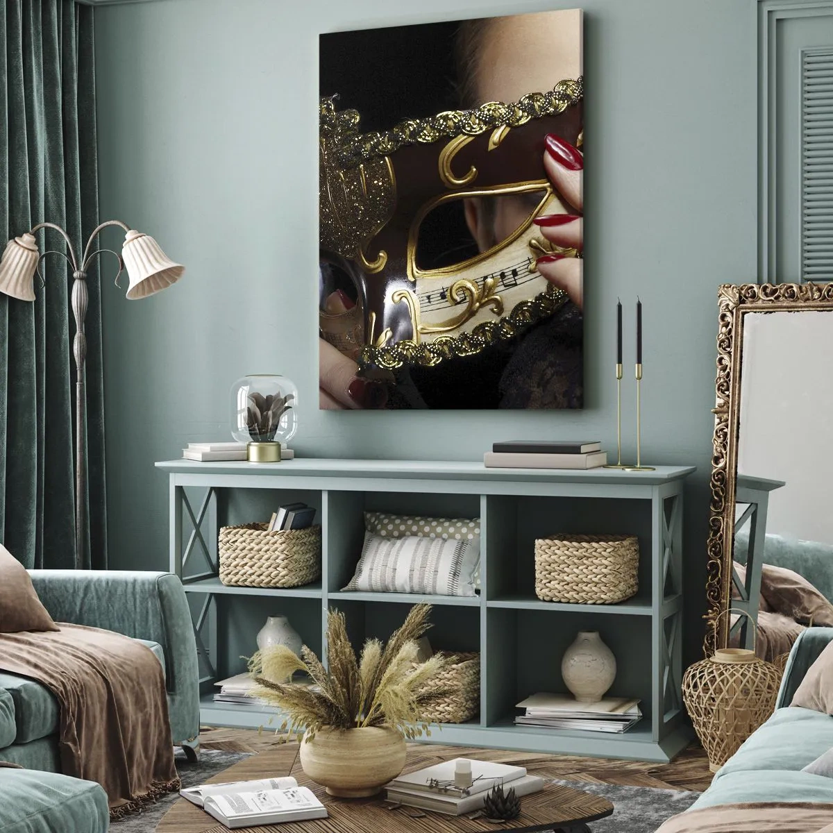 Canvas picture - My World Is Baroque - 45x80 cm
