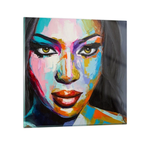 Glass picture - Impossible Not To Look - 70x70 cm