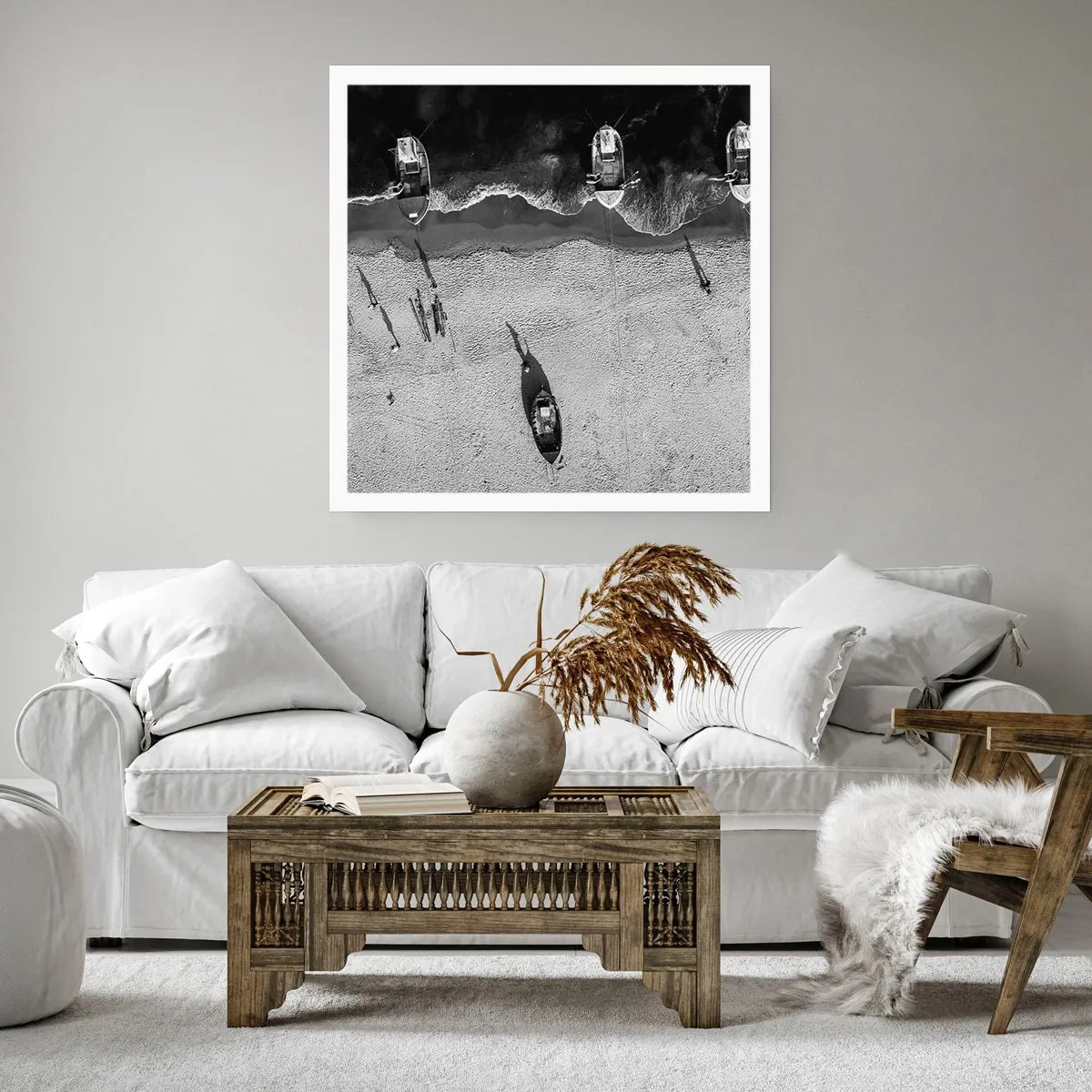Poster - Still on the Shore… - 60x60 cm