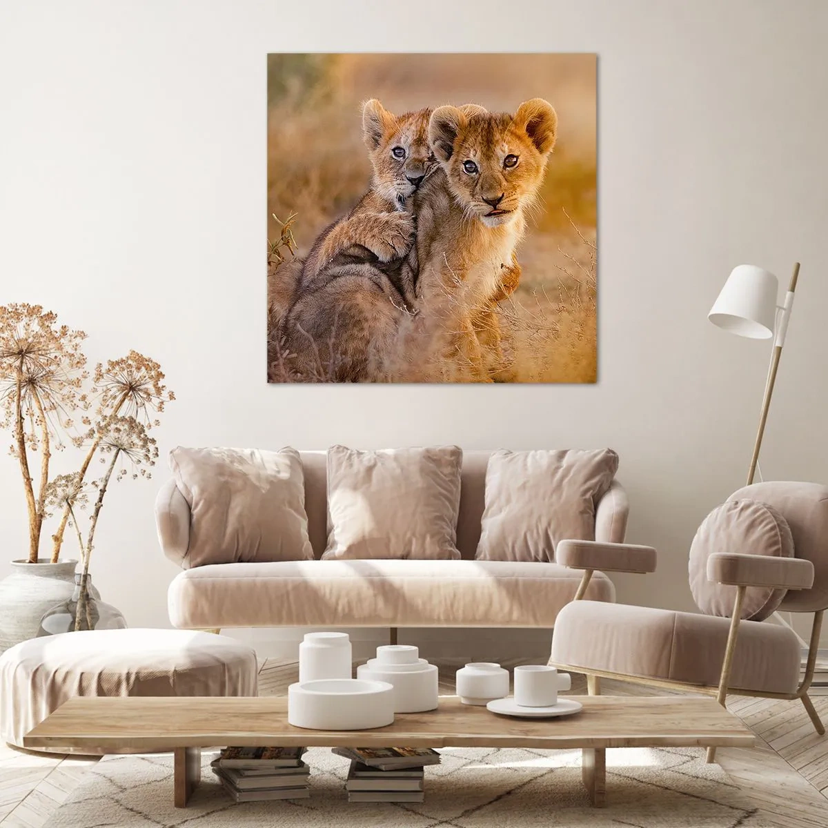 Canvas picture - Do Not Disturb! We Are Playing - 40x40 cm