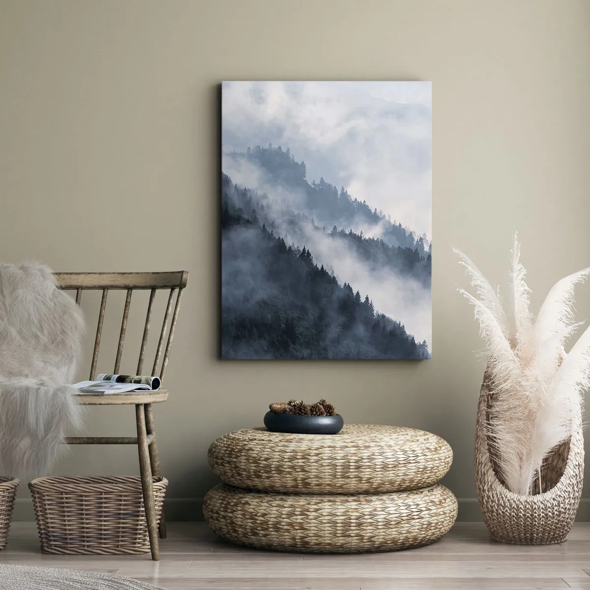 Canvas picture - Mysticism of the Mountains - 70x100 cm