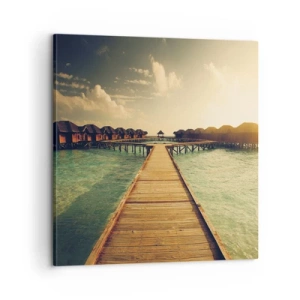 Canvas picture - Warm Welcome - 60x60 cm