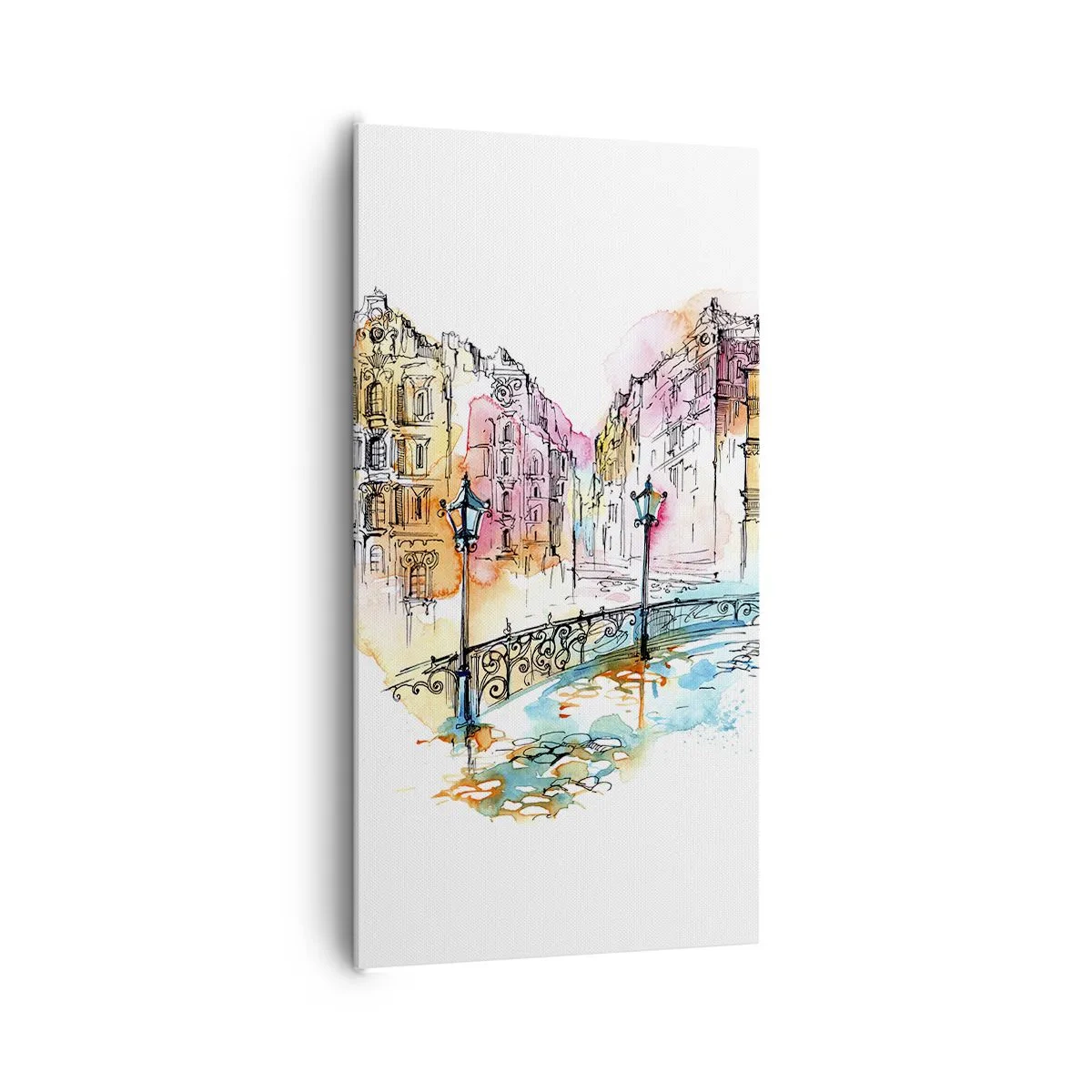 Canvas picture - Heart of a City - 65x120 cm