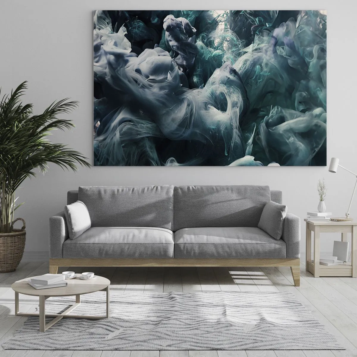 Glass picture - Movement of Colour - 100x70 cm