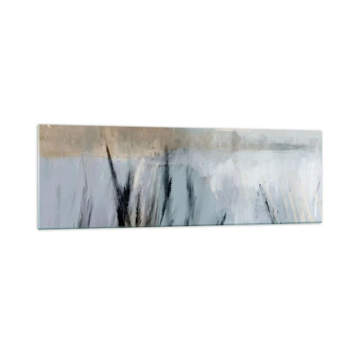 Glass picture - Winter Fields - 160x50 cm